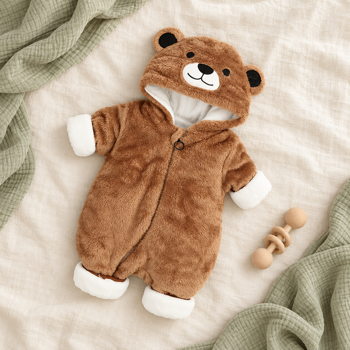 Bear Hugs Winter Romper