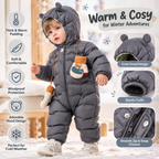 CloudNest Baby Down Snowsuit