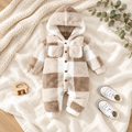 CozyCub Teddy Hooded Romper