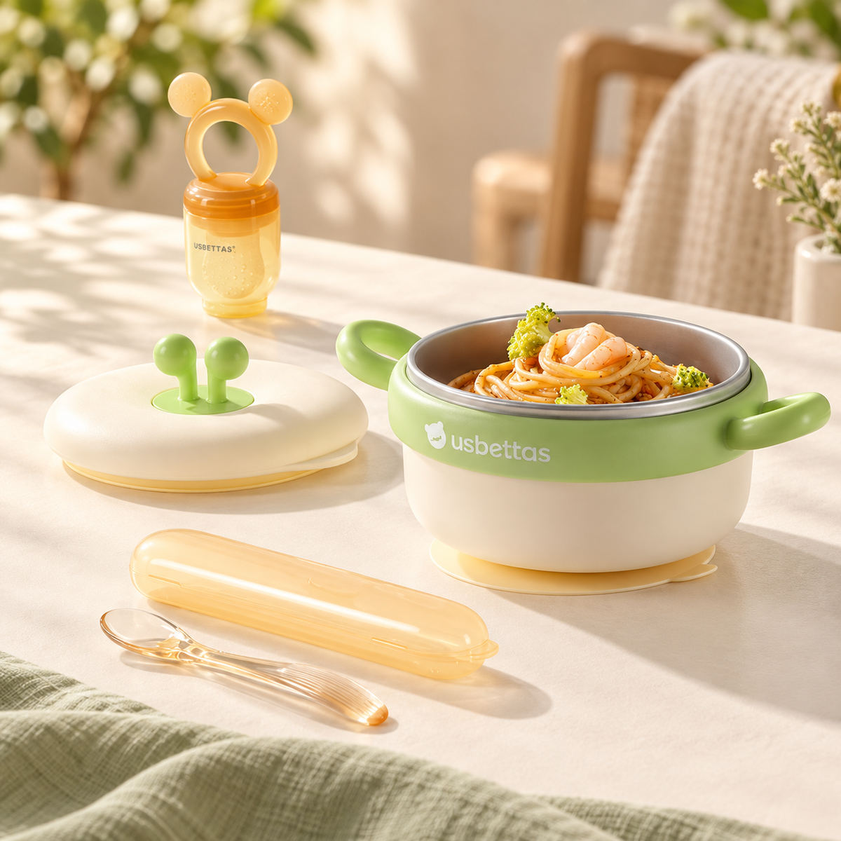 WarmNest Insulated Baby Feeding Bowl Set