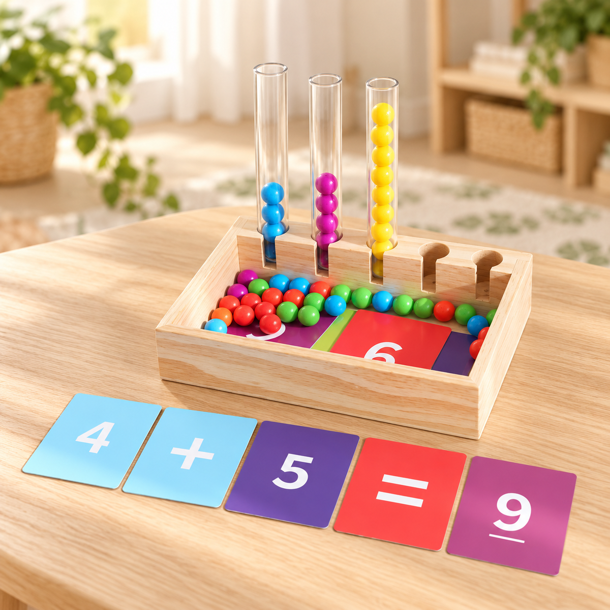 Montessori Fine Motor Bead Sorting Set