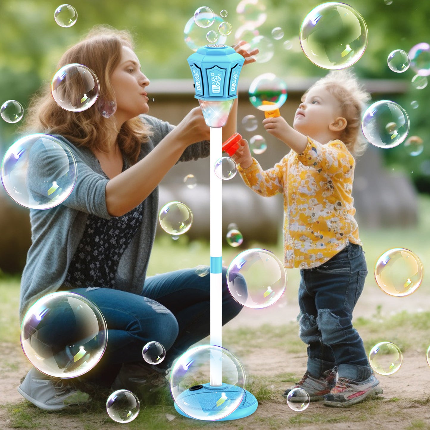 Automatic Bubble Machine with Lights & Music