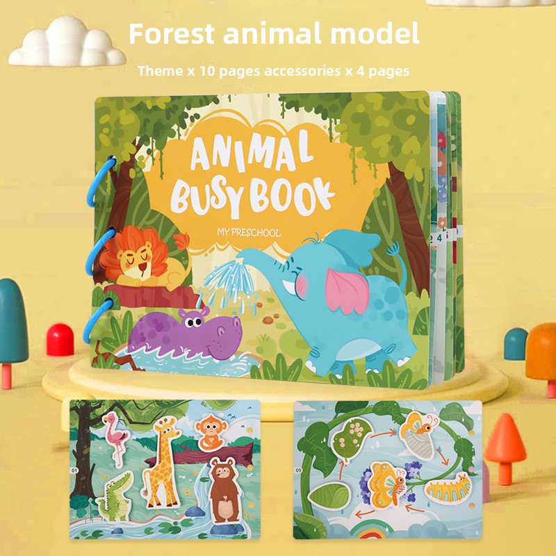 FarmFun Reusable Sticker Puzzle Book