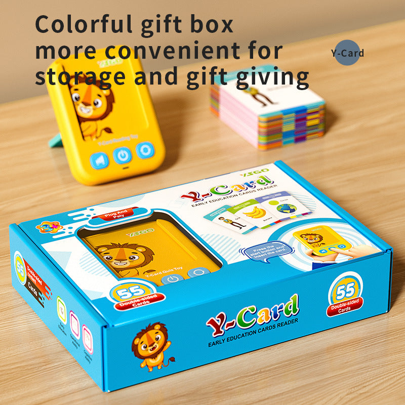 Talk & Learn Interactive Flash Card Reader | Montessori Learning Toy