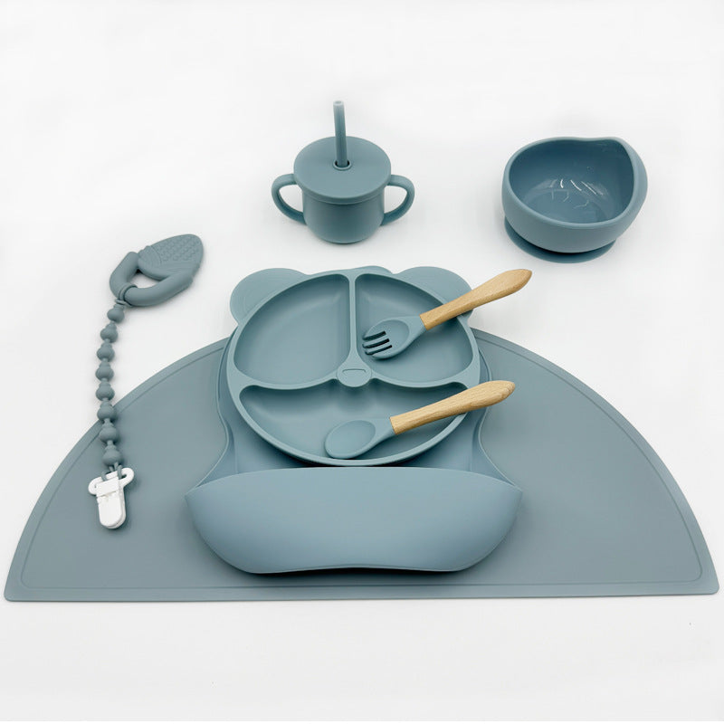 TinyFeast 10-Piece Silicone Baby Feeding Set