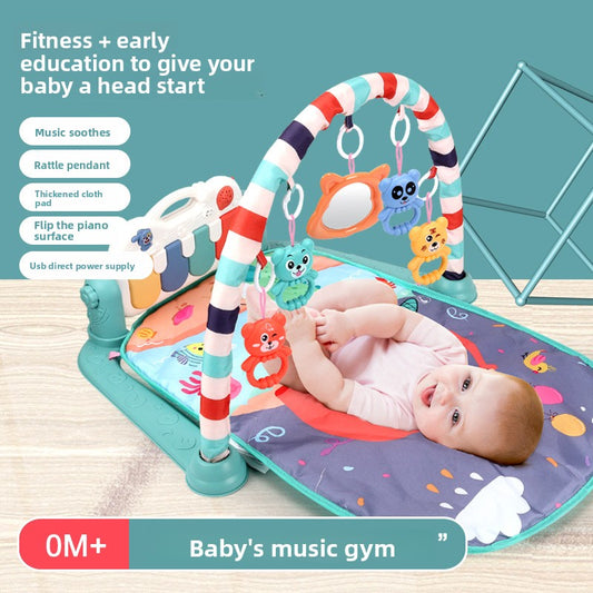 Baby Piano Play Gym & Fitness Mat (3-in-1 Activity Center)