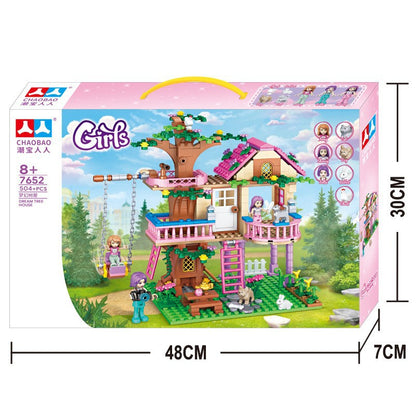 Enchanted Dream Castle Building Block Set (504–1050 Pieces)