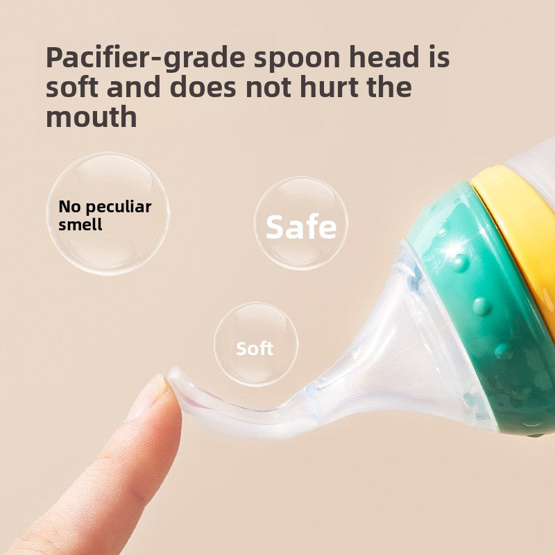 Silicone Squeeze Feeding Spoon Bottle
