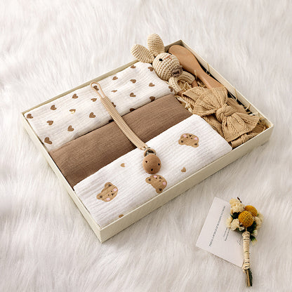 Handmade Crochet Baby Rattle Toy (Gift Box Set)
