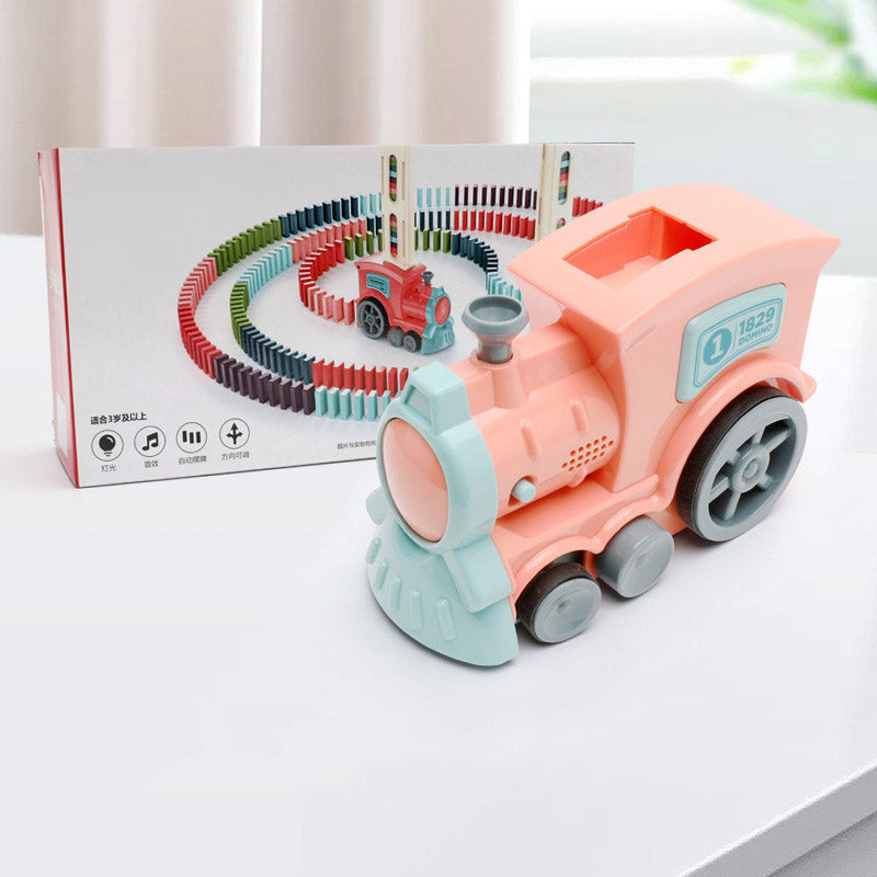 Automatic Domino Train Toy – Electric Building & Puzzle Set