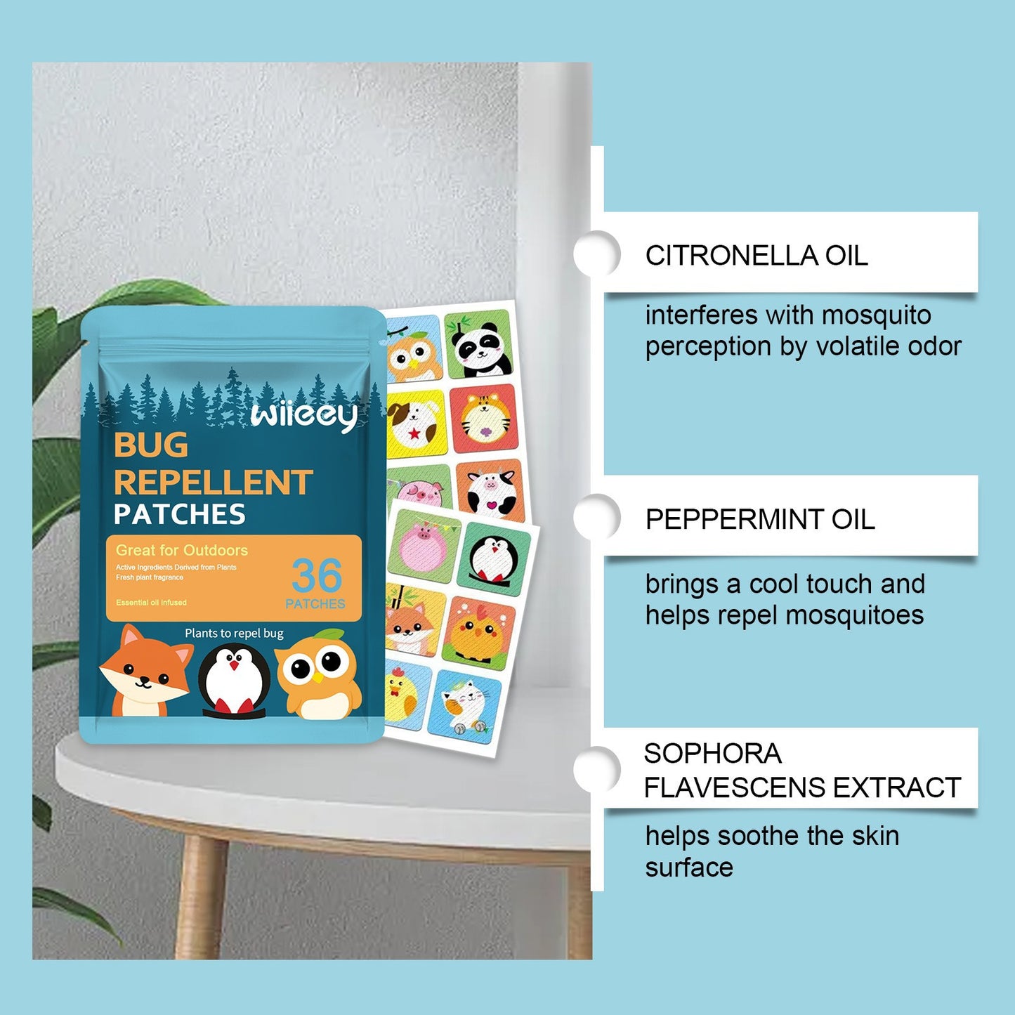 BugShield Kids Herbal Patches