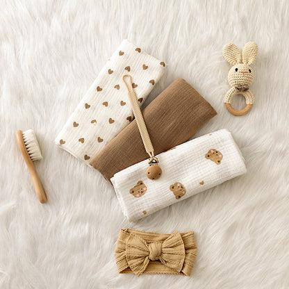 Handmade Crochet Baby Rattle Toy (Gift Box Set)