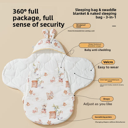 All-in-One Baby Sleeping Bag & Swaddle