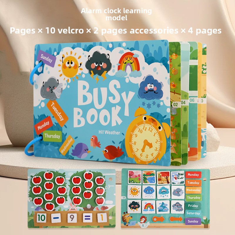 Reusable Alphabet & Number Busy Book