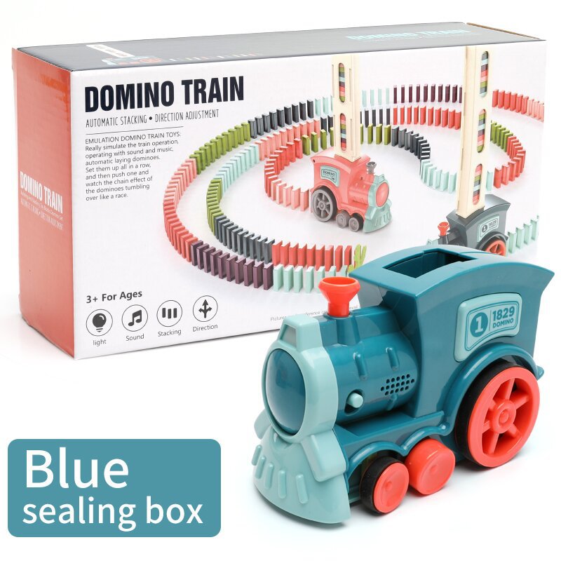 Automatic Domino Train Toy – Electric Building & Puzzle Set