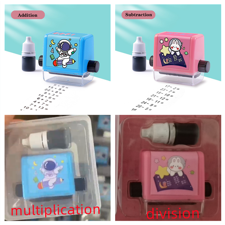 Roll & Learn Math Stamp Set
