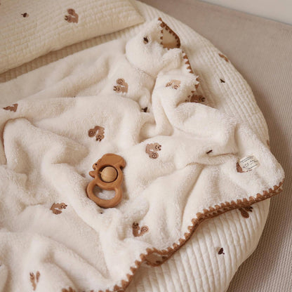 Soft Flannel Baby Blanket (90×130cm)