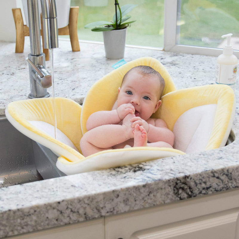 Sunflower Baby Bath Mat (Soft Flannel Cushion)