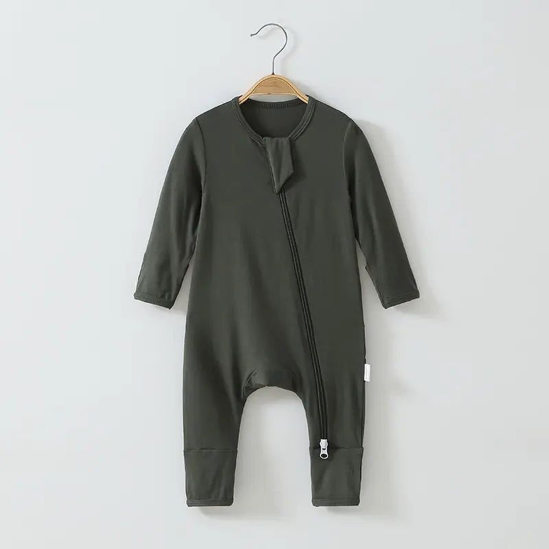 PureBamboo Baby Long Sleeve Romper – Ultra-Soft Breathable Comfort