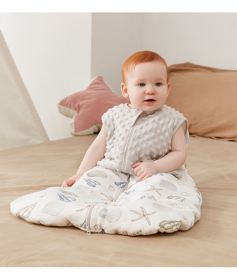Pure Cotton Newborn Vest-style Baby Sleeping Bag