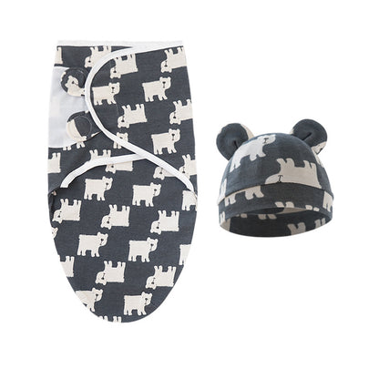 Baby Cotton Swaddle Wrap – Soft, Secure & All-Season Comfort