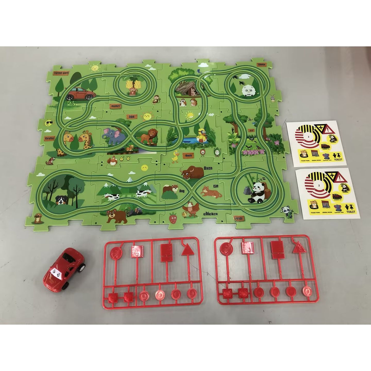 TrackTrek Electric Puzzle Rail Set
