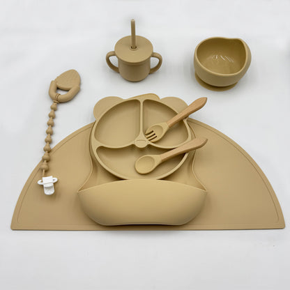 TinyFeast 10-Piece Silicone Baby Feeding Set