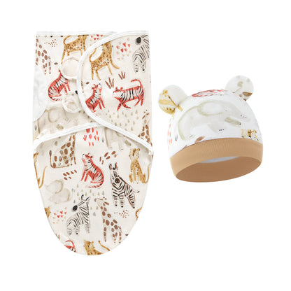 Baby Cotton Swaddle Wrap – Soft, Secure & All-Season Comfort