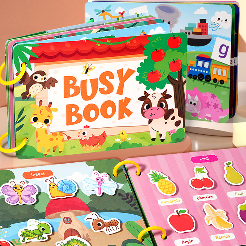 Reusable Alphabet & Number Busy Book