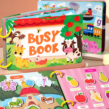 Reusable Alphabet & Number Busy Book