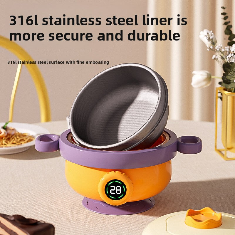 Insulated Baby Food Bowl with Temperature Display