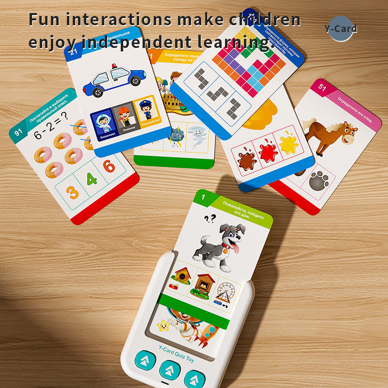 Talk & Learn Interactive Flash Card Reader | Montessori Learning Toy