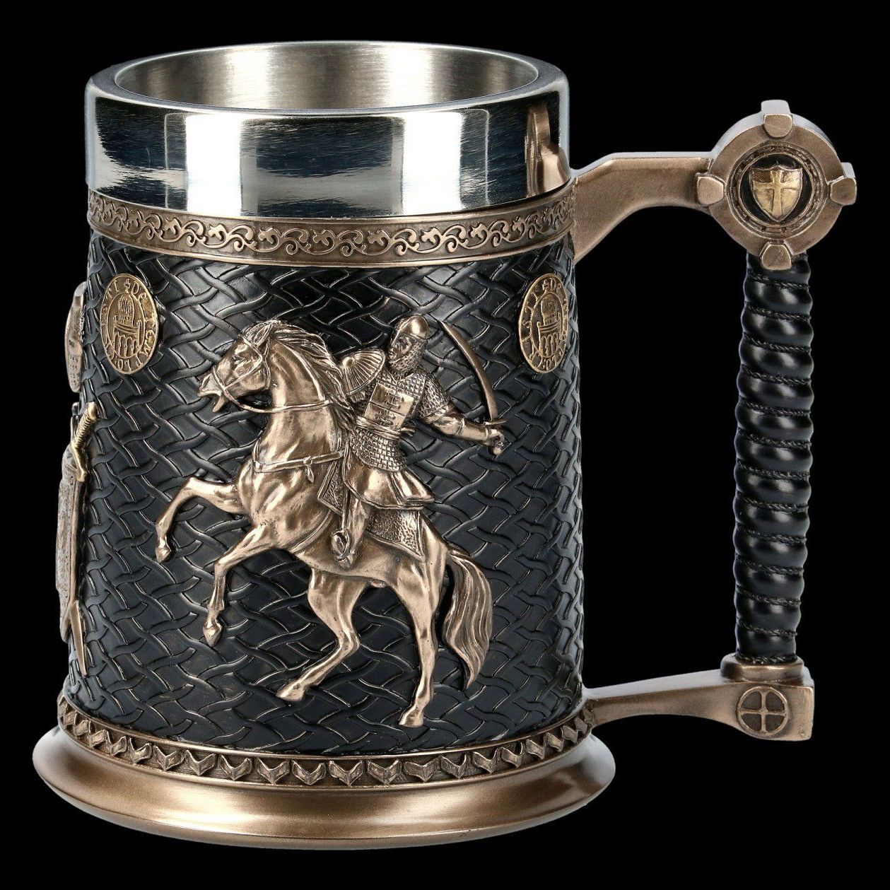 Legendary Warrior Steel Tankard (600ml)