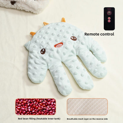 Smart Electric Baby Soothing Palm Remote Control Patting Toy with Heat Therapy (3-Speed)