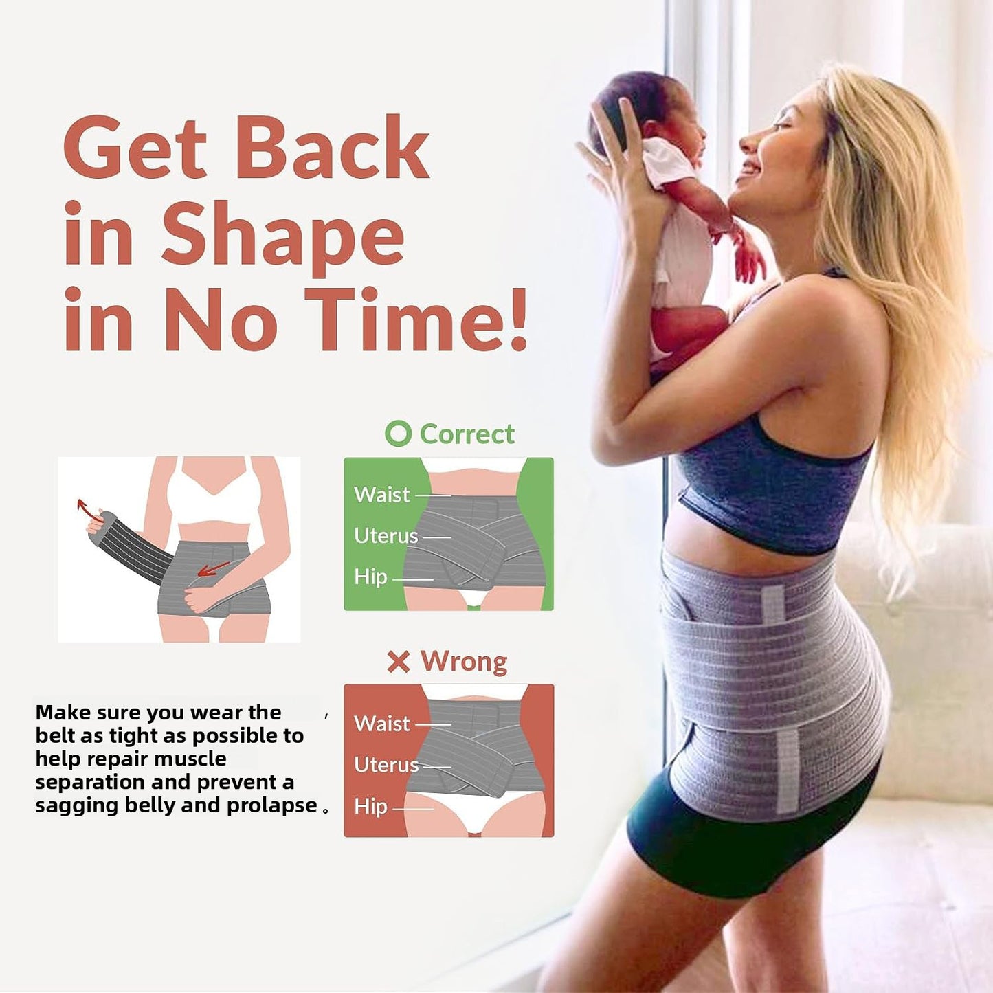 Bamboo Comfort Postpartum Support Belt