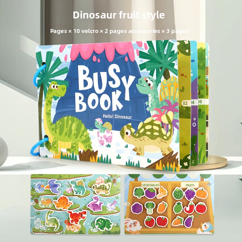 Reusable Alphabet & Number Busy Book