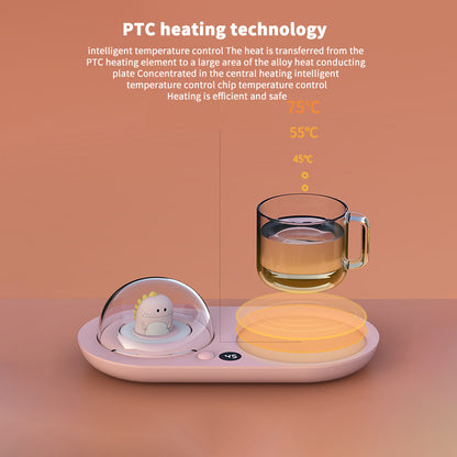 Smart Cup Warmer with PTC Heating & Aroma Diffuser