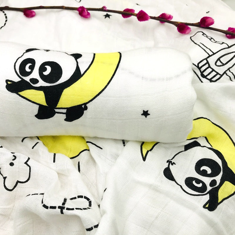 BambooHug Ultra-Soft Baby Muslin Swaddle Blanket