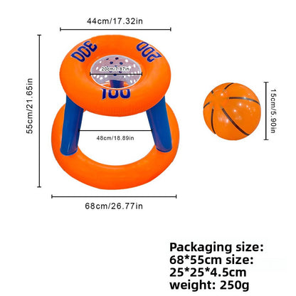 Inflatable Basketball Pool Game Set