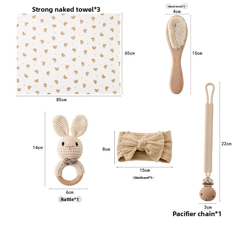 Handmade Crochet Baby Rattle Toy (Gift Box Set)