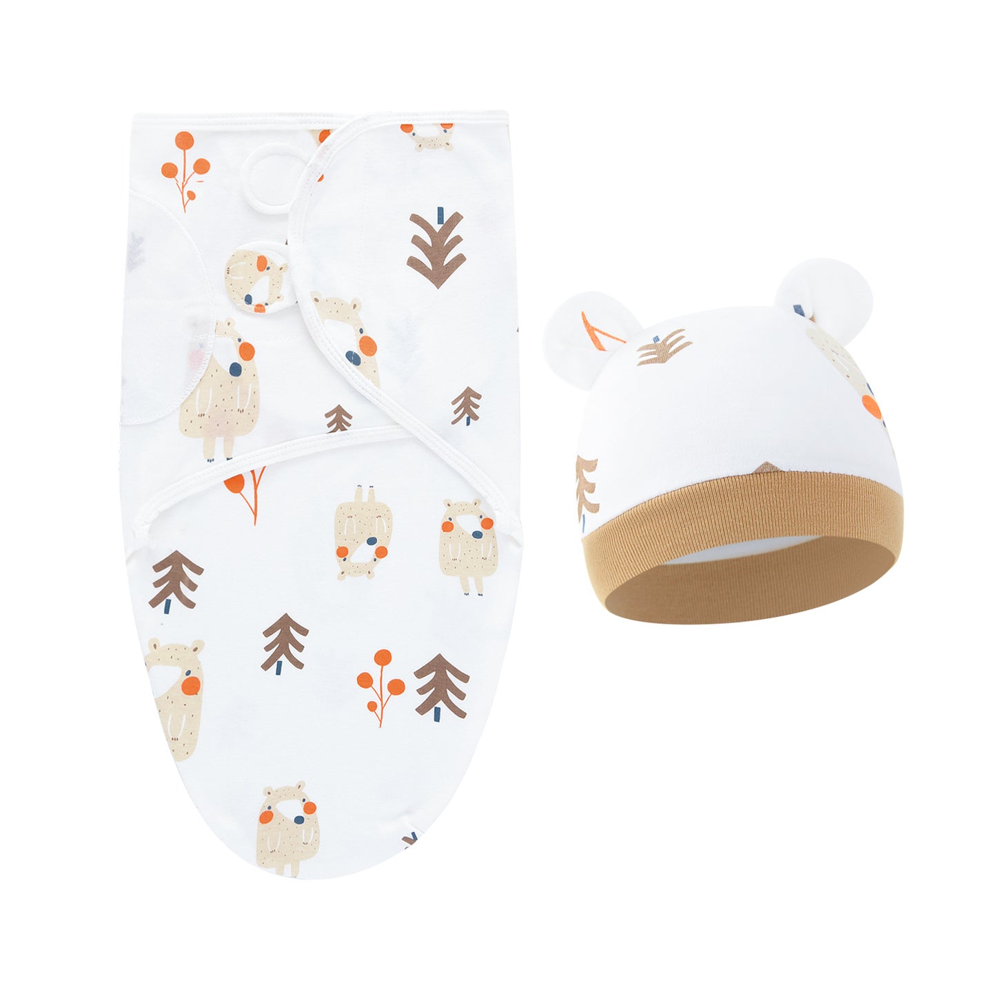 Baby Cotton Swaddle Wrap – Soft, Secure & All-Season Comfort