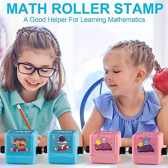 Roll & Learn Math Stamp Set