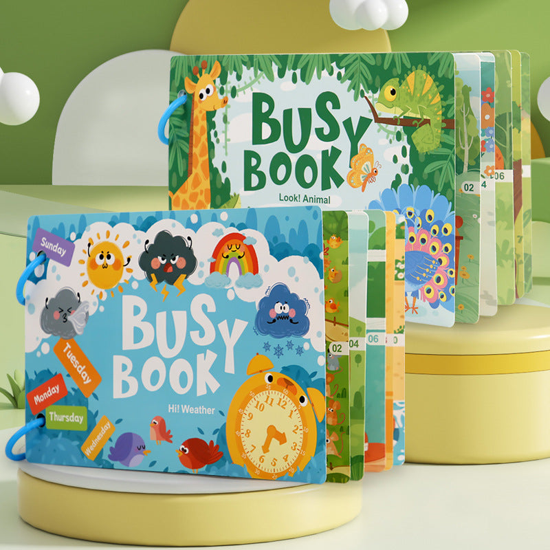 Reusable Alphabet & Number Busy Book