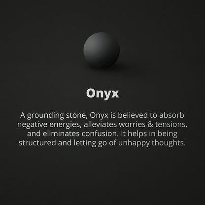 Volcanic Stone & Onyx Bracelet