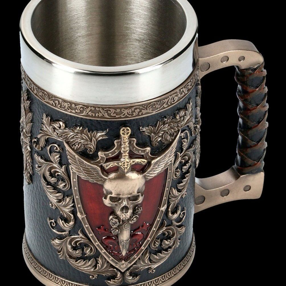 Legendary Warrior Steel Tankard (600ml)