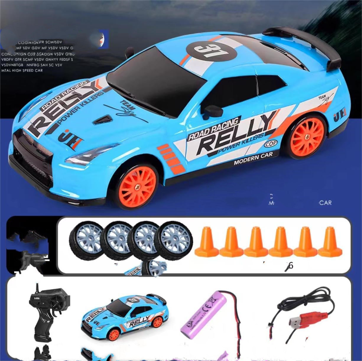 TurboDrift X 4WD RC Racing Car – 1:24 High-Speed Drift Edition