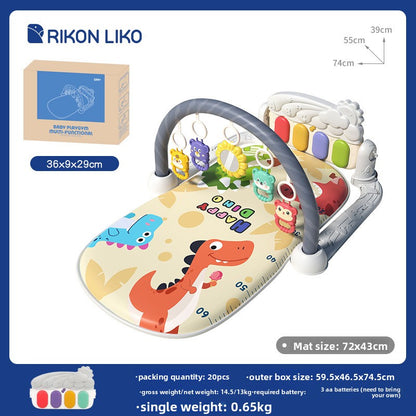3-in-1 Baby Activity Play Gym & Kick Piano Mat