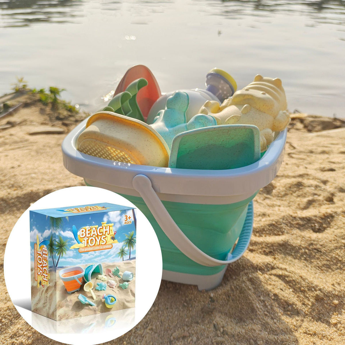 SandyPlay Foldable Beach Toy Set