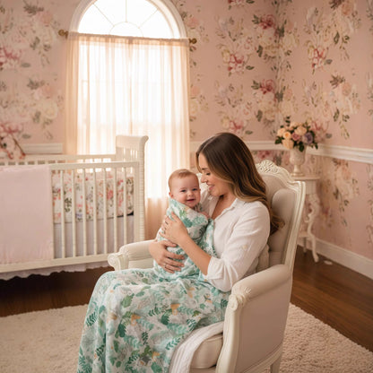 BambooHug Ultra-Soft Baby Muslin Swaddle Blanket