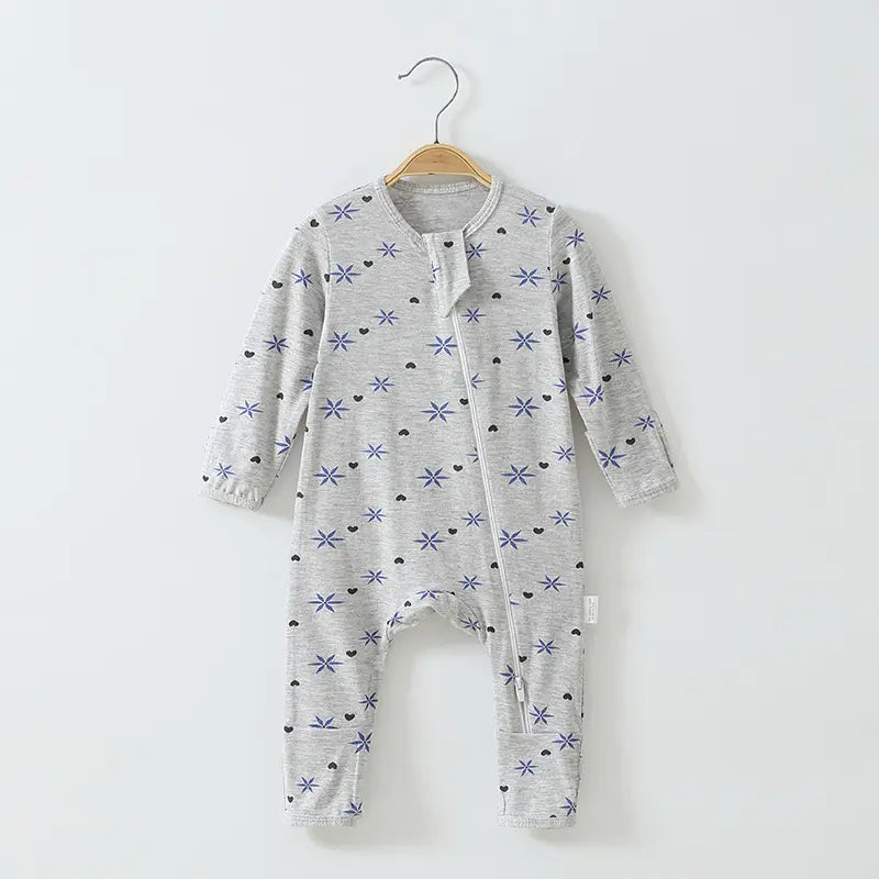 PureBamboo Baby Long Sleeve Romper – Ultra-Soft Breathable Comfort